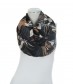 Damen Loop Schal, schwarz