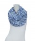 Damen Loop Schal, blau
