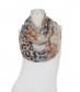 Damen Loop Schal, schmal, beige