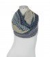 Damen Loop Schal, blau