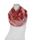 Damen Loop Schal, rot