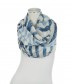 Damen Loop Schal, blau