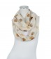 Damen Loop Schal, schmal, beige