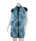 Damen Halstuch, blau