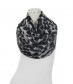 Damen Loop Schal, grau