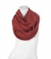 Loop Schal - einfarbig, rost