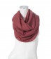 Loop Schal - einfarbig, marsala