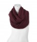 Loop Schal - einfarbig, weinrot