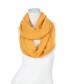 Loop Schal, schmal - einfarbig, senfgelb