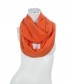 Loop Schal, schmal - einfarbig, mandarin