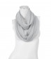 Loop Schal, schmal - einfarbig, hellgrau