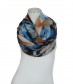 Schal, blau