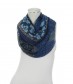 Schal, blau