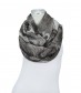 Schal, grau