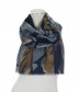 Schal, blau
