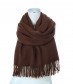 Schal, braun