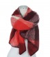 Schal, rot