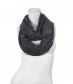 Schal, grau