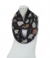 Loop Schal, schmal, schwarz