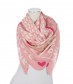 Schal, rosa