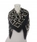 Schal, schwarz