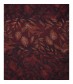 Damen Loop Schal - Blätter, rot