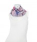 Damen Loop Schal - grafisches Muster lila