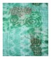 Damen Loop Schal - Batik, schmal, grün