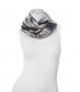 Damen Loop Schal, schwarz