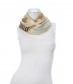 Damen Loop Schal, beige