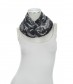 Damen Loop Schal, schwarz