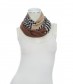 Damen Loop Schal, schmal, camel