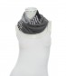 Damen Loop Schal, schmal, schwarz