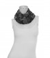 Damen Loop Schal, schwarz