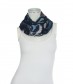Damen Loop Schal, blau