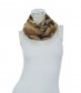 Damen Loop Schal, schmal, gelb