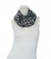 Damen Loop Schal, schwarz