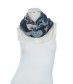 Damen Loop Schal, blau
