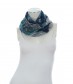 Damen Loop Schal, blau