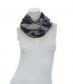 Damen Loop Schal, schwarz