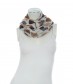 Damen Loop Schal, schmal, beige