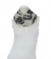 Damen Loop Schal, creme