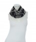 Damen Loop Schal, schwarz