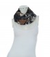 Damen Loop Schal, schwarz