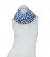 Damen Loop Schal, blau