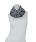 Damen Loop Schal, schwarz