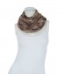 Damen Loop Schal, braun