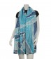 Damen Halstuch, blau