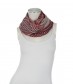 Damen Loop Schal, rot