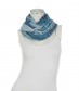 Damen Loop Schal, blau